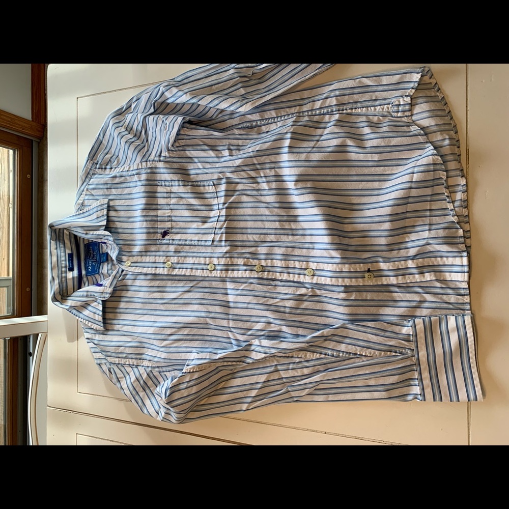 Mens Abercrombie and Fitch mens button down casual